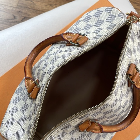 Louis Vuitton Damier Azur Speedy Bandouliere 30 - Picture 8 of 9